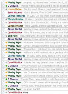 Imagem de conversa por e-mail