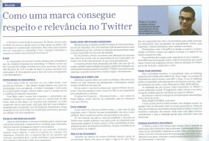 Texto de Marco Gomes sobre Twitter no Meio e Mensagem