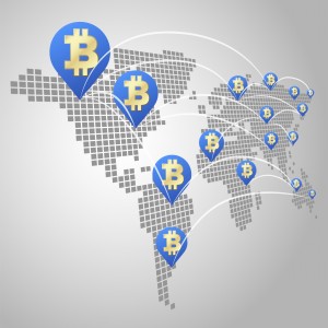 Bitcoin em transferências internacionais