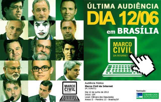 Convite para Audiência Pública sobre o Marco Civil da Internet